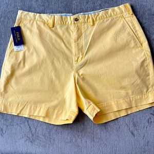 NWT Men’s Polo Ralph Lauren Stretch Classic-Fit Chino 6" Inseam Shorts 38W